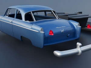 WILLYS AERO 1952 3D Baskı Modeli