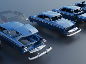 WILLYS AERO 1952 3D Baskı Modeli