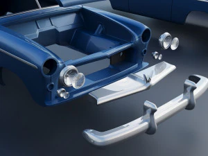 WILLYS AERO 1952 3D Print Model