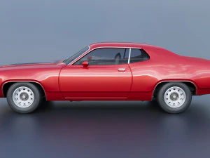 Plymouth Road Runner 1971 3D Print Model
