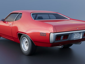 Plymouth Road Runner 1971 3D प्रिंट मॉडल