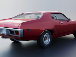 Plymouth Road Runner 1971 3D Print Model