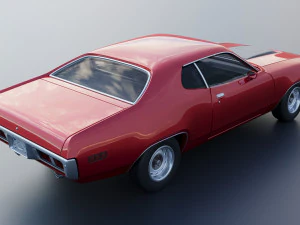 Plymouth Road Runner 1971 3D Print Model