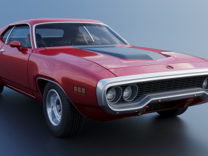 Plymouth Road Runner 1971 3D प्रिंट मॉडल