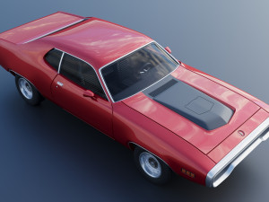 Plymouth Road Runner 1971 3D प्रिंट मॉडल