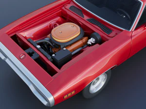 Plymouth Road Runner 1971 3D Print Model