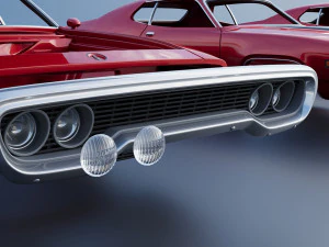 Plymouth Road Runner 1971 3D Print Model