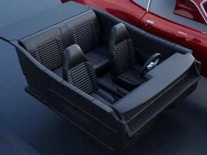 Plymouth Road Runner 1971 3D Print Model