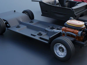 Plymouth Road Runner 1971 3D Print Model