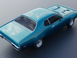 Plymouth Road Runner 1972 3D Print Model