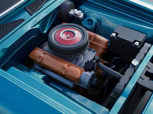 Plymouth Road Runner 1972 3D Print Model