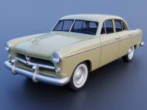 WILLYS AERO 1952 4 Door 3D 프린트 모델