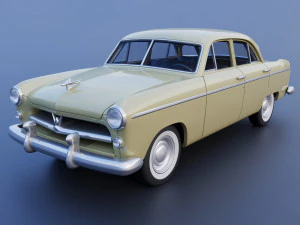 WILLYS AERO 1952 4 puertas Modelo de impresión 3D