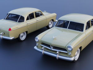 WILLYS AERO 1952 4 Door 3D 프린트 모델