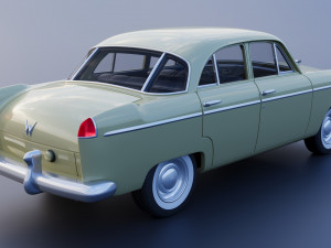 WILLYS AERO 1952 4 Door 3D 프린트 모델