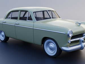 WILLYS AERO 1952 4 Door 3D 프린트 모델