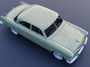 WILLYS AERO 1952 4 Door 3D 프린트 모델