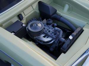 WILLYS AERO 1952 4 Door 3D 프린트 모델