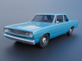 Plymouth Valiant 1970 3D Print Model