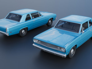 Plymouth Valiant 1970 Modèles 3D en vedette