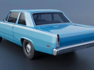 Plymouth Valiant 1970 3D Print Model