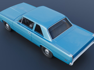 Plymouth Valiant 1970 Modèles 3D en vedette