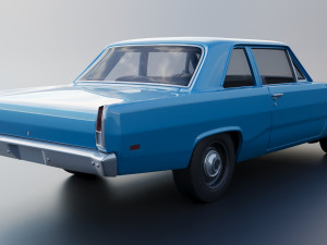 Plymouth Valiant 1970 Modèles 3D en vedette