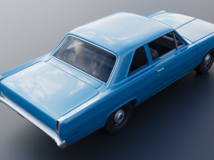 Plymouth Valiant 1970 Modèles 3D en vedette