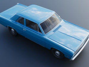 Plymouth Valiant 1970 Modèles 3D en vedette