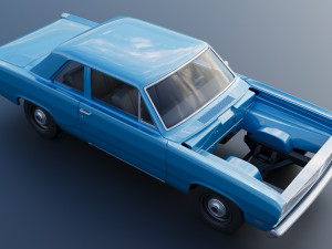 Plymouth Valiant 1970 Modèles 3D en vedette