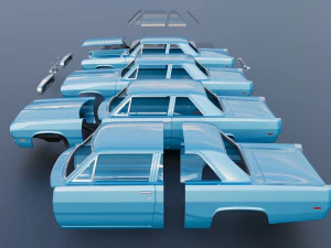 Plymouth Valiant 1970 3D Print Model