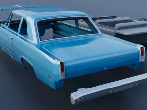 Plymouth Valiant 1970 3D Print Model