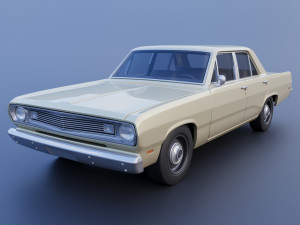 Plymouth Valiant 4 Door 1970 3D 프린트 모델