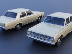 Plymouth Valiant 4 Door 1970 3D Print Model