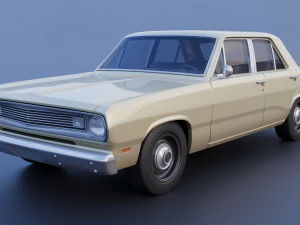 Plymouth Valiant 4 Door 1970 3D Print Model