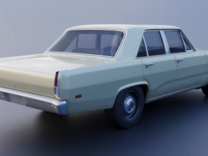 Plymouth Valiant 4 Door 1970 3D Print Model