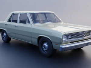 Plymouth Valiant 4 Door 1970 3D Print Model