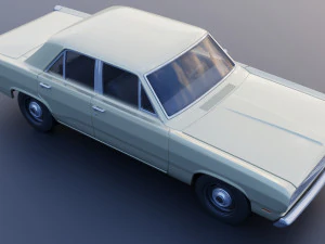 Plymouth Valiant 4 Door 1970 3D Print Model
