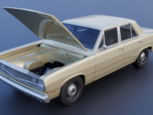 Plymouth Valiant 4 Door 1970 Modelo de Impressão 3D