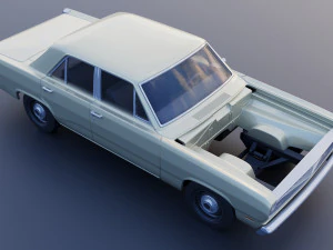 Plymouth Valiant 4 Door 1970 3D Print Model