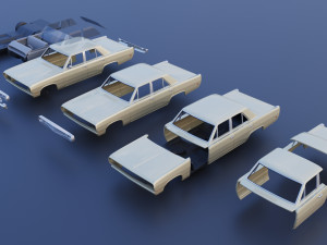 Plymouth Valiant 4 Door 1970 Modelo de Impressão 3D