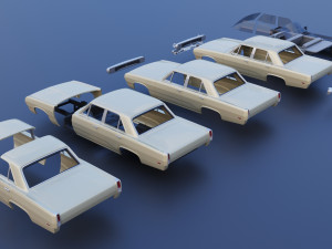 Plymouth Valiant 4 Door 1970 Modelo de Impressão 3D