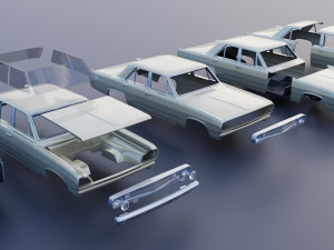 Plymouth Valiant 4 Door 1970 Modelo de Impressão 3D