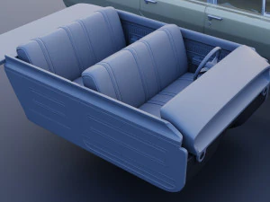 Plymouth Valiant 4 Door 1970 3D Print Model