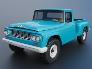 International Pickup C120 1962 3D Print Model