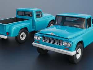 International Pickup C120 1962 Modello di stampa 3D