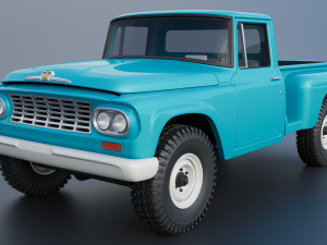 International Pickup C120 1962 Modello di stampa 3D