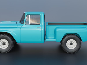 International Pickup C120 1962 Modello di stampa 3D