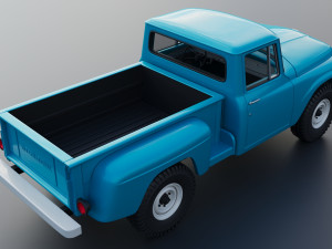 International Pickup C120 1962 Modello di stampa 3D