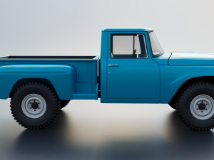 International Pickup C120 1962 Modello di stampa 3D